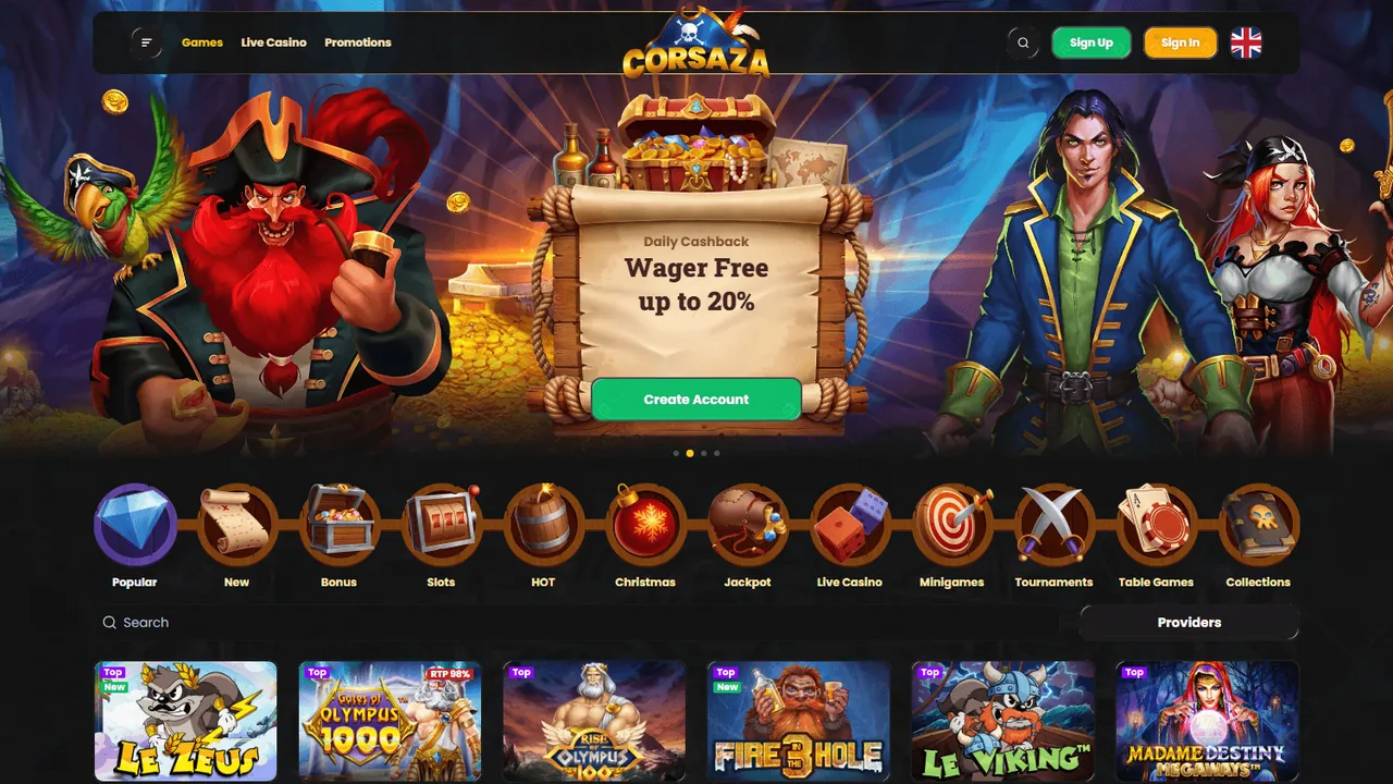 Corsaza interface